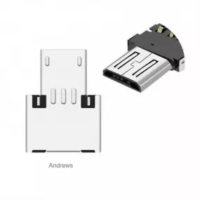 Адаптер XoKo AC-055 USB-microUSB Silver (XK-AC055-SL)