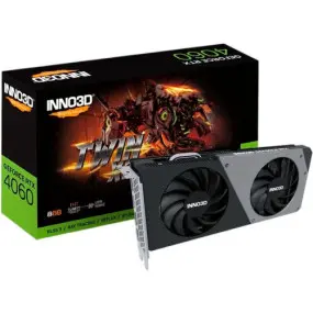 Видеокарта GF RTX 4060 8GB GDDR6 Twin X2 Inno3D (N40602-08D6-173061N)