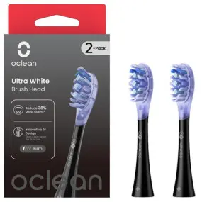 Насадка для зубной электрощетки Oclean UW02 B02 Ultra White Brush Head Black (2 шт)