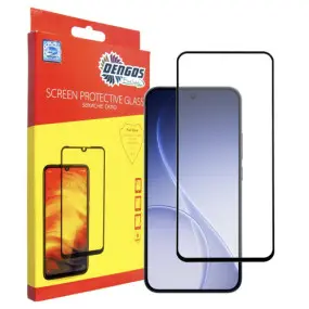 Защитное стекло Dengos для Oppo Reno15 Black Full Glue (TGFG-435)