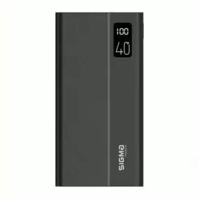 Универсальная мобильная батарея Sigma X-power SI40A3QL 40000mAh Black (4827798424117)
