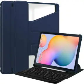 Чехол с беспроводной клавиатурой BeCover 360° Rotatable для Samsung Galaxy Tab S6 Lite 10.4 SM-P620/SM-P625/SM-P627 Deep Blue (712588)