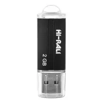 Флеш-накопитель USB 2GB Hi-Rali Corsair Series Black (HI-2GBCORBK)