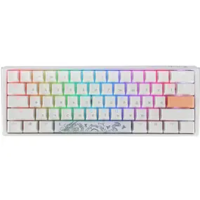 Клавиатура Ducky One 3 Mini Cherry MX Red RGB UA USB White (DKON2161ST-RUAPXPWWWSC1)