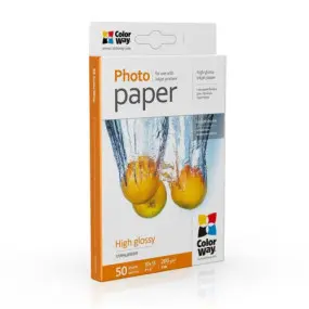 Фотобумага ColorWay глянцевая 200г/м2 A4 50 л. (PG200050A4)