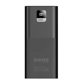 Універсальна мобільна батарея Sigma mobile X-Power SI50A6QLX 50000mAh Black (4827798741313)