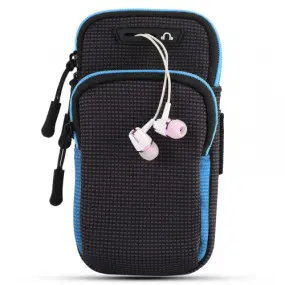 Спортивний чохол на руку BeCover BC0011 6.5" Black/Blue (705343)