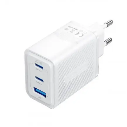 Сетевое зарядное устройство Vention GaN III PD 65W QC3.0 5A White (FERW0-EU)