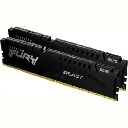 Модуль памяти DDR5 2x32GB/5200 Kingston Fury Beast Black (KF552C36BBEK2-64)