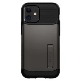 Чохол-накладка Spigen Slim Armor для Apple iPhone 12 Mini Gunmetal (ACS01546)