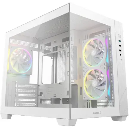 Корпус DeepCool CG330 3F White (R-CG330-WHNGM3-G)