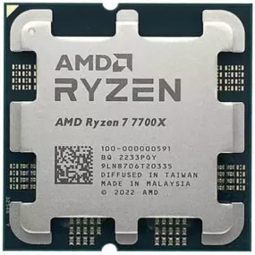 Процессор AMD Ryzen 7 7700X (4.5GHz 32MB 105W AM5)