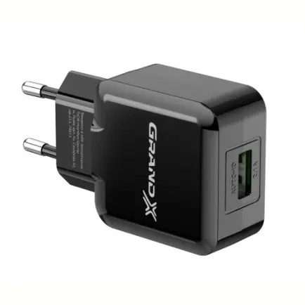 Мережевий зарядний пристрій Grand-X (1xUSB 5В/2.1А)