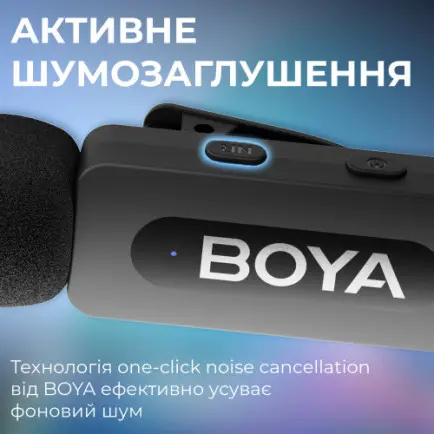 Микрофон BOYA BY-V30 Type-C Black