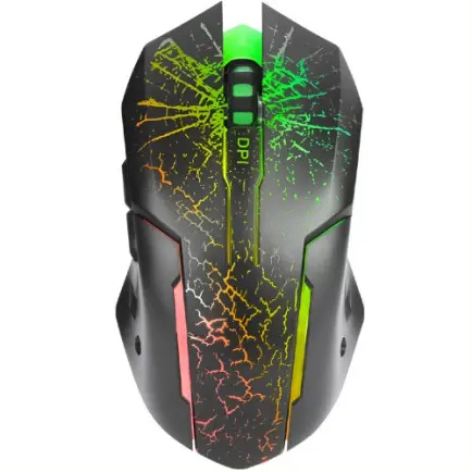 Мышь Marvo M207 7 colors-LED Black