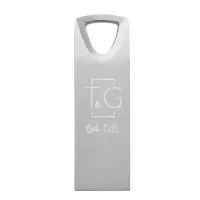 Флеш-накопичувач USB 64GB T&G 117 Metal Series Silver (TG117SL-64G)