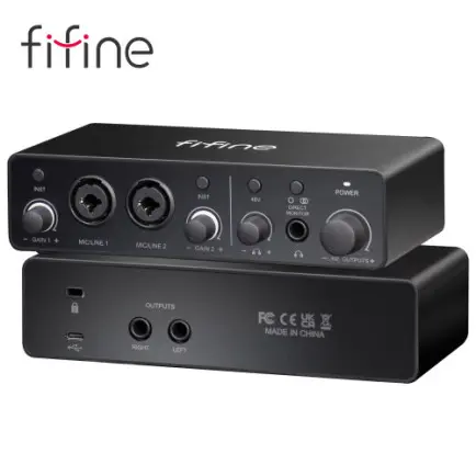 Аудиоинтерфейс Fifine (Ampli3)