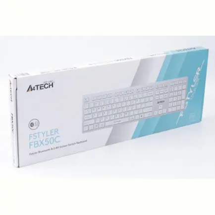 Клавиатура A4Tech Fstyler FBX50C White