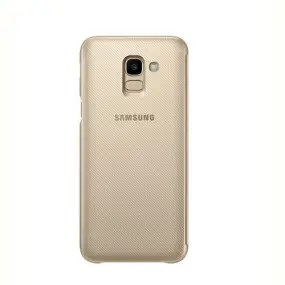 Чохол-книжка Samsung Wallet Cover для Samsung Galaxy J6 SM-J600 Gold (EF-WJ600CFEGRU)