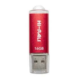 Флеш-накопитель USB 16GB Hi-Rali Rocket Series Red (HI-16GBVCRD)