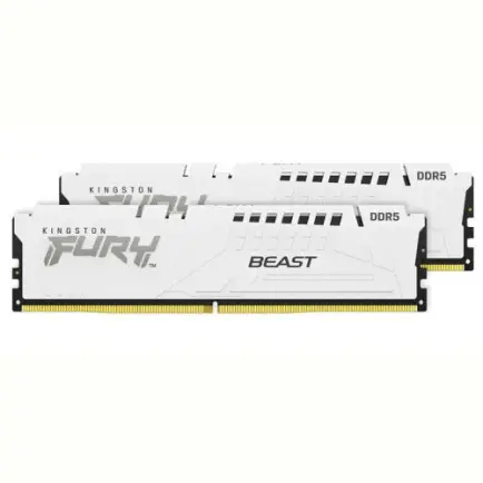 Модуль памяти DDR5 2х16GB/6000 Kingston Fury Beast White (KF560C30BWK2-32)