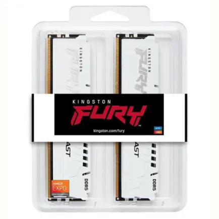 Модуль памяти DDR5 2х16GB/6000 Kingston Fury Beast White (KF560C30BWK2-32)