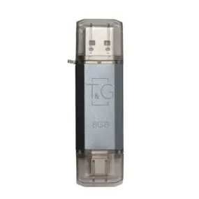 Флеш-накопичувач USB 8GB Type-C T&G 009 Star Series Silver (TG009TC-8GSL)