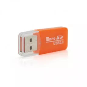 Кардридер USB2.0 Merlion CRD-1OR/01020 Orange