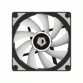 Вентилятор ID-Cooling NO-12025-XT, 120x120x25мм, 4-pin PWM, черный с белым