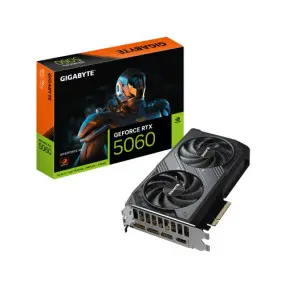 Видеокарта GF RTX 5060 8GB GDDR7 Windforce Gigabyte (GV-N5060WF2-8GD)
