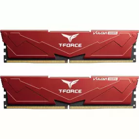 Модуль памяти DDR5 2x16GB/6000 Team T-Force Vulcan Red (FLRD532G6000HC38GDC01)