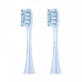 Набор сменных щеток-насадок Oclean PW07 Toothbrush Head for One/SE/Air/X/F1 Sky Blue (2шт/упаковка)