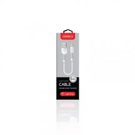 Кабель Intaleo CBFLEXL0 USB-Lightning 0.2м White (1283126487439)