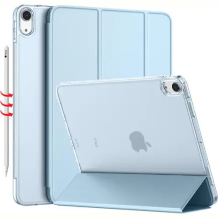 Чeхол BeCover Tri Fold Hard для Apple iPad Air 11" M2 2024 Light Blue (711415)