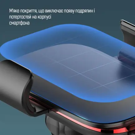 Держатель автомобильный СolorWay Metallic Gravity Holder 3 Black (CW-CHG14-BK)