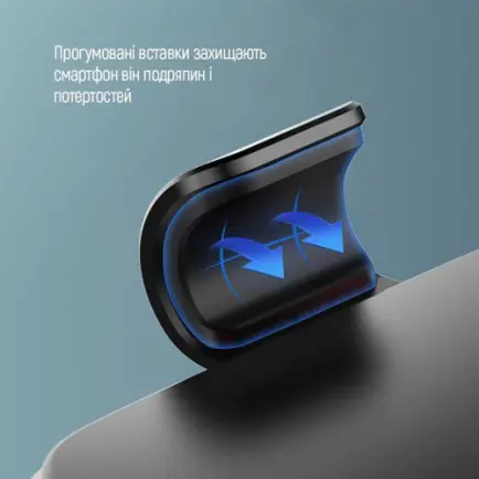 Держатель автомобильный СolorWay Metallic Gravity Holder 3 Black (CW-CHG14-BK)