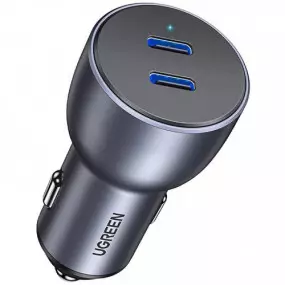 Автомобільний зарядний пристрій Ugreen CD213 (2xUSB 40W (USB-C)