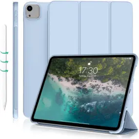Чeхол-книжка BeCover Tri Fold Soft TPU Silicone для Apple iPad Air 13" M2 2024 Light Blue (711741)