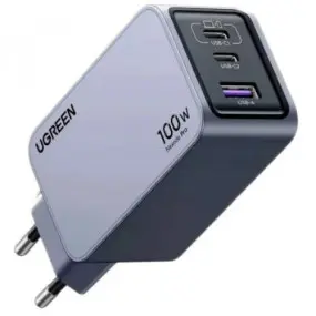 Зарядний пристрій Ugreen Nexode Pro X757 100W GaN (2хUSB-C+USB-A)