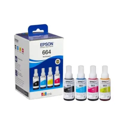 Комплект чорнила Epson L100/L200 Multipack (C,M,Y,Bk)