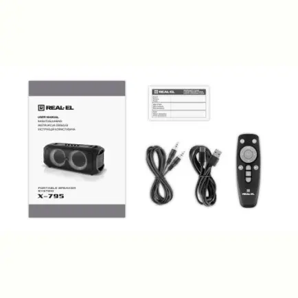Акустическая система REAL-EL X-795 Black