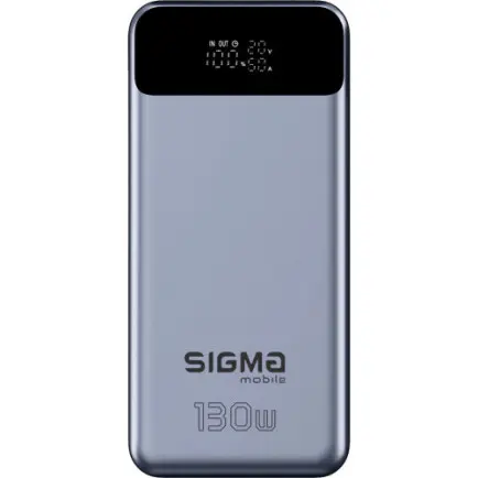 Універсальна мобільна батарея Sigma mobile X-Power SI30A7QLX 30000mAh Silver (4827798479117)