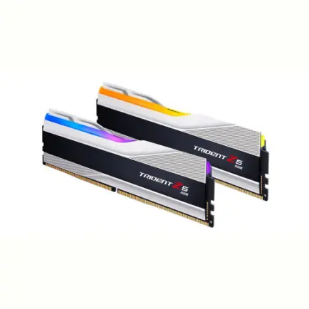 Модуль памяти DDR5 2x32GB/6400 G.Skill Trident Z5 RGB Silver (F5-6400J3239G32GX2-TZ5RS)