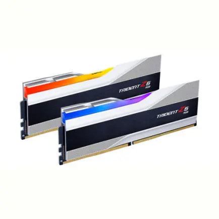 Модуль памяти DDR5 2x32GB/6400 G.Skill Trident Z5 RGB Silver (F5-6400J3239G32GX2-TZ5RS)