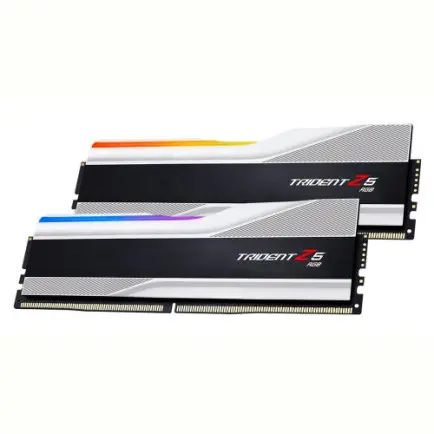 Модуль памяти DDR5 2x32GB/6400 G.Skill Trident Z5 RGB Silver (F5-6400J3239G32GX2-TZ5RS)