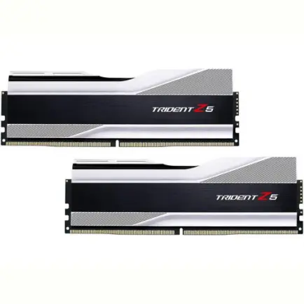 Модуль памяти DDR5 2x32GB/6400 G.Skill Trident Z5 RGB Silver (F5-6400J3239G32GX2-TZ5RS)