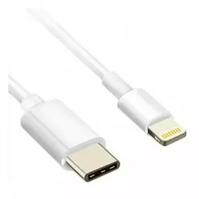 Кабель Atcom USB-C-Lightning, 2.4 А, 0.8м, White, блистер (A15277)