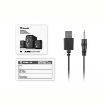 Акустическая система REAL-EL M-320 Black