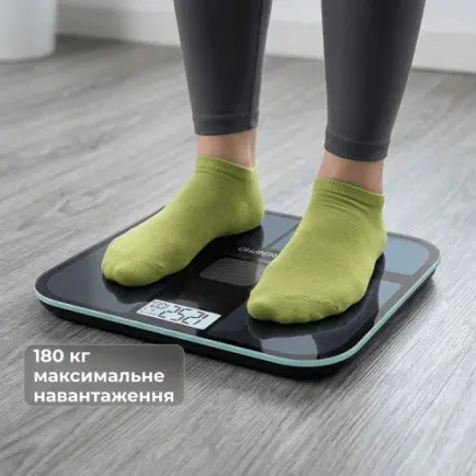 Ваги підлогові RENPHO Elis Solar 2 Smart Body Scale Black (R-A020-BK)