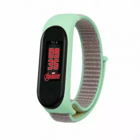 Ремешок BeCover Nylon Style для Xiaomi Mi Smart Band 5/Mi Smart Band 6 Green/Sand (705419)